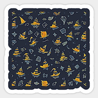 Witch's hat pattern Sticker